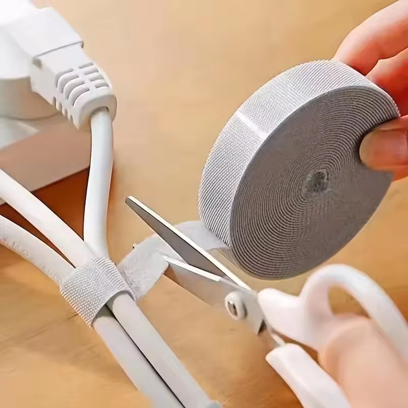 Desk Setup Cable Management - 1/5M สายจัดเก็บสายเคเบิล สายรัดจัดการสายไฟ เทปพันสายหูฟัง สายเมาส์ สายรัดจัดการสายไฟ