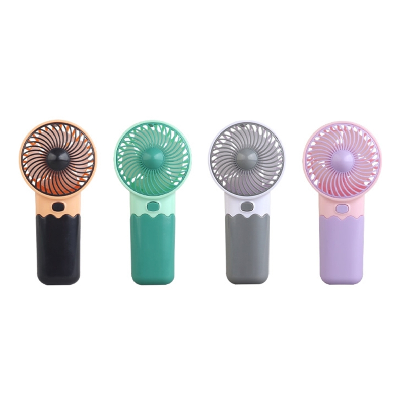 Fan Desk Small Usb - พัดลมมือถือใช้แบตเตอรี่ขนาดเล็กรุ่นใหม่ปี 2025 น้ำหนักเบาสำหรับการใช้งานข้างเตียงในสำนักงาน