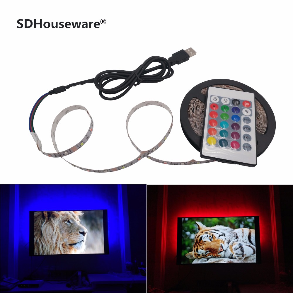 Desk Setup Background - ไฟ LED แบบเส้น USB 2835SMD DC5V