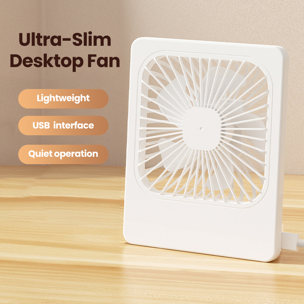 Fan Desk Small Usb - พัดลมมินิ USB 5 ใบพัด แบบตั้งโต๊ะ เงียบ