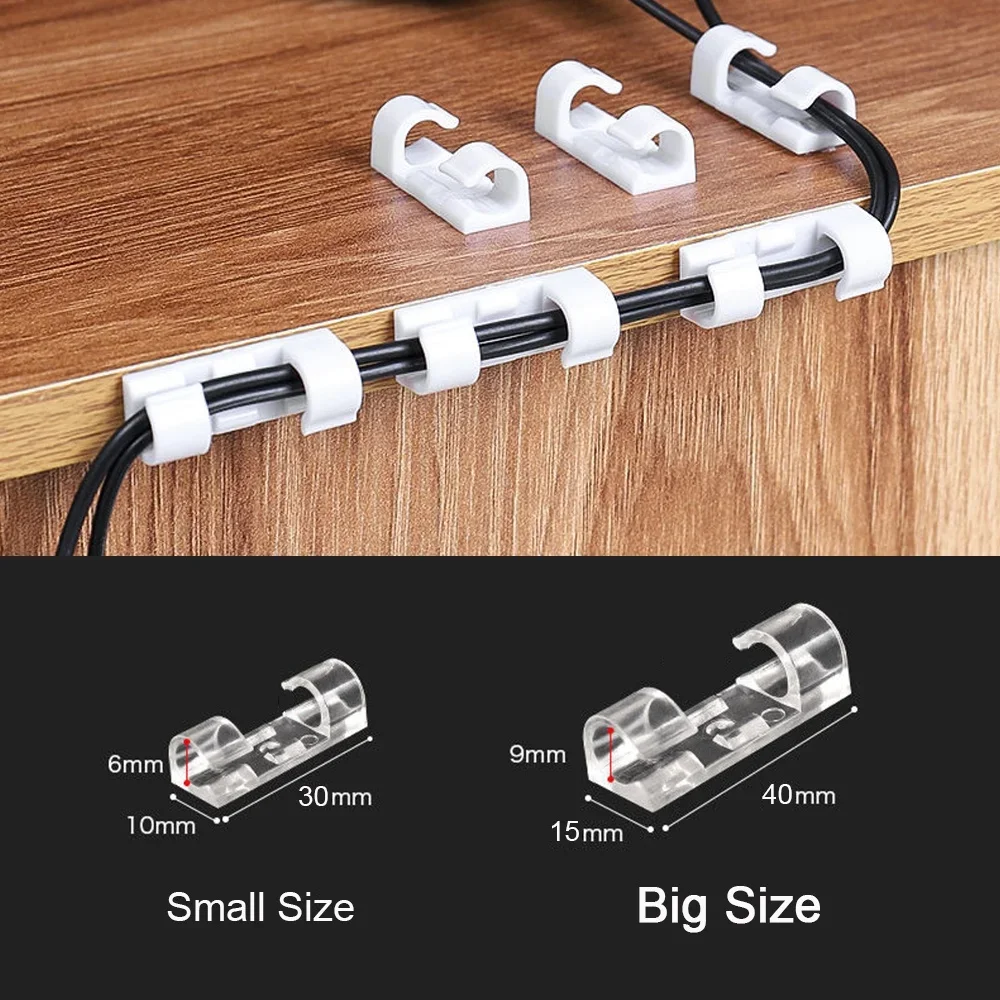 ที่ยึดสายเคเบิลแบบมีกาวในตัว ส - Desk Setup Cable Management บทวิจารณ์และราคา