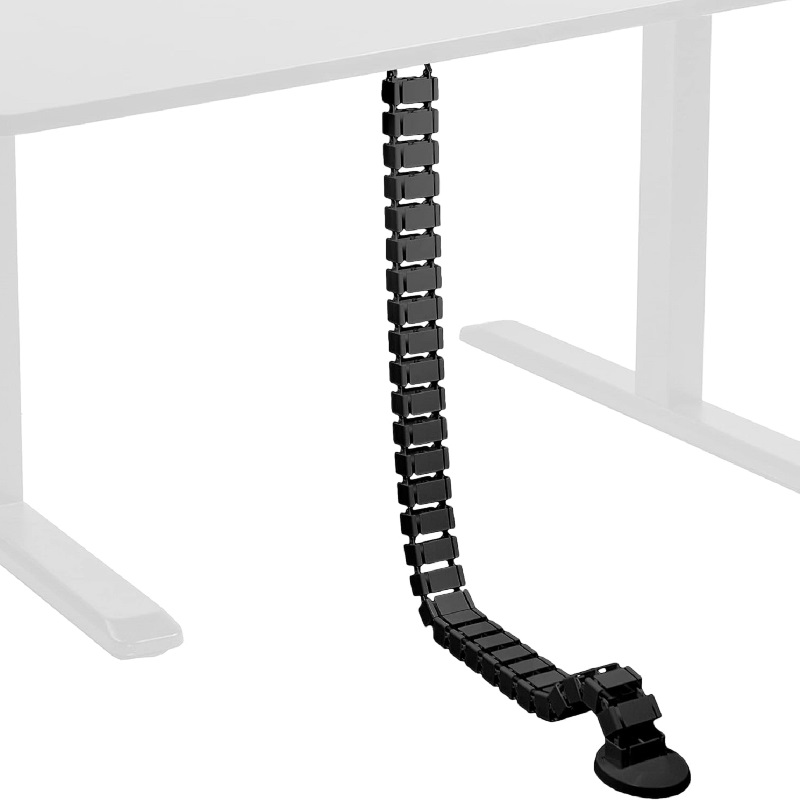 ปลอกสายเคเบิลลวดกระดูกสันหลังใ - Desk Setup Cable Management บทวิจารณ์และราคา