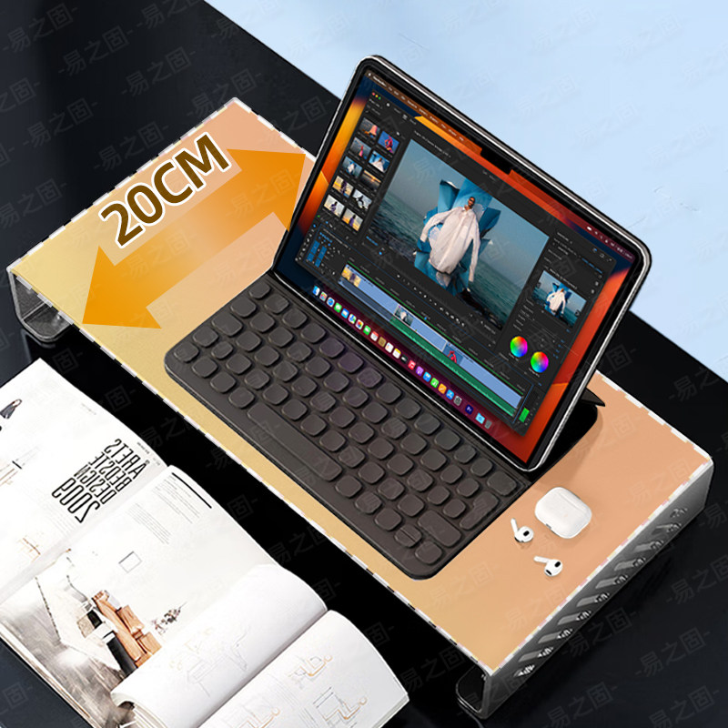 ขาตั้งจอคอมพิวเตอร์แบบยกสูง ช่ - Desk Setup Monitor And Laptop บทวิจารณ์และราคา