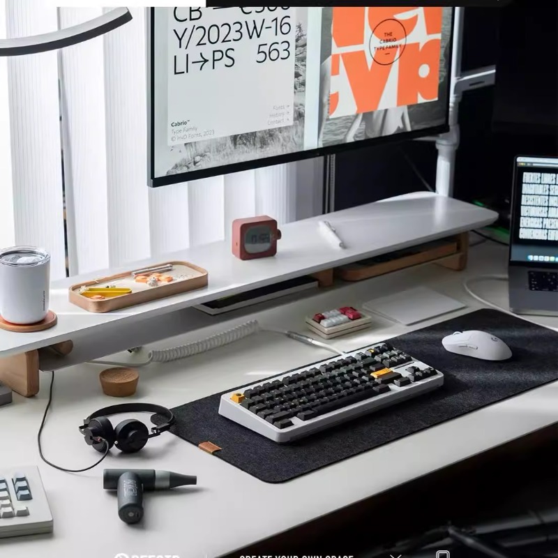 Modern Monitor Riser Stand Erg - Desk Setup Monitor And Laptop บทวิจารณ์และราคา