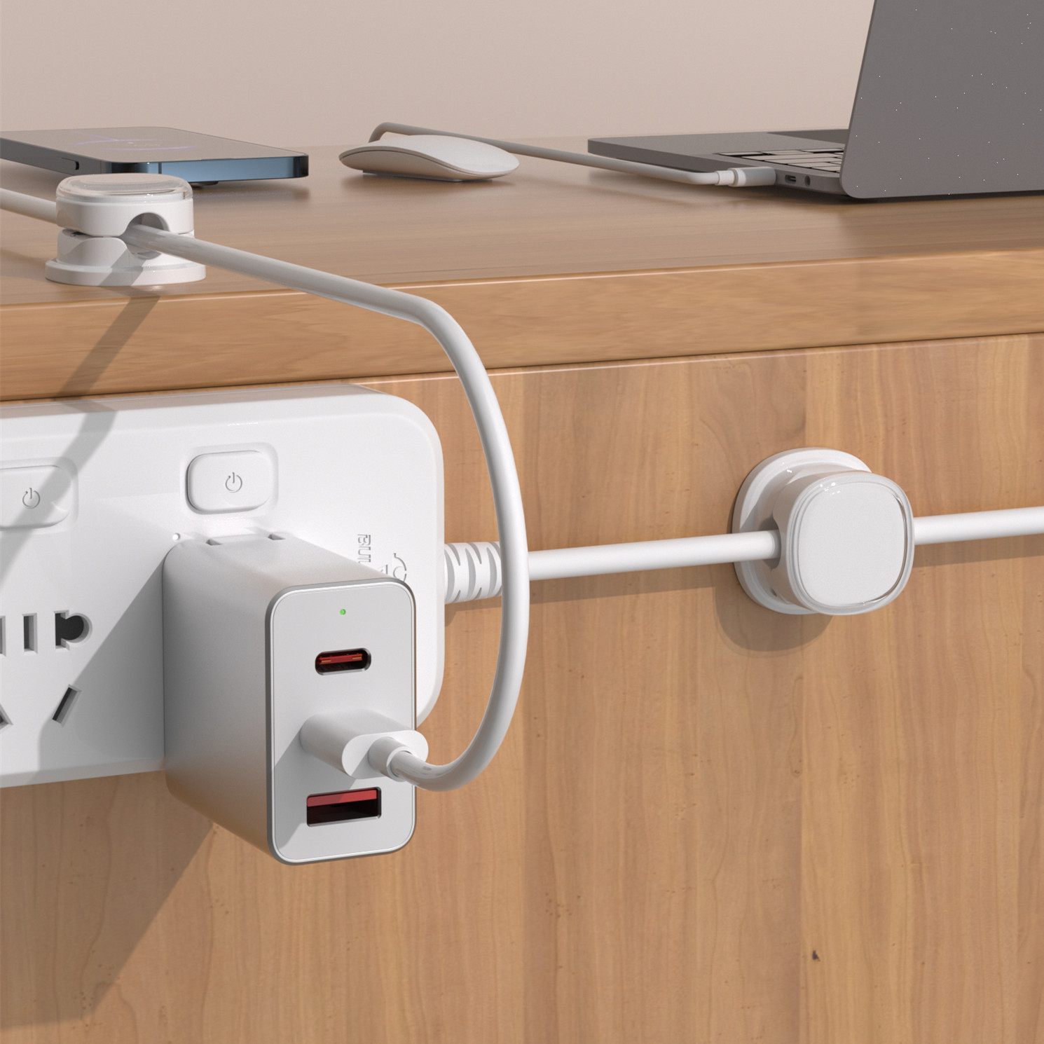 3/6/8/12PCS คลิปหนีบสายแม่เหล็ - Desk Setup Cable Management บทวิจารณ์และราคา