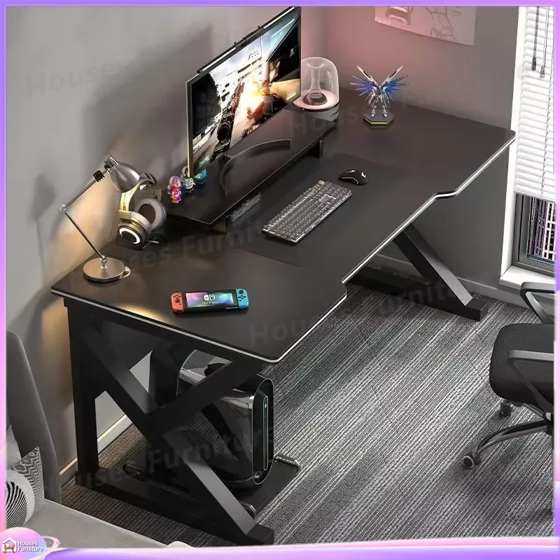 โต๊ะเกมมิ่งคาเฟ่เมทัลสีดำ โต๊ะ - Desk Setup L Shaped บทวิจารณ์และราคา