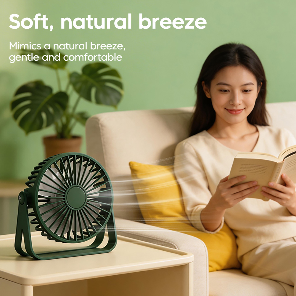 พัดลมตั้งโต๊ะขนาดเล็ก พัดลมชาร - Fan Desk Small Usb บทวิจารณ์และราคา