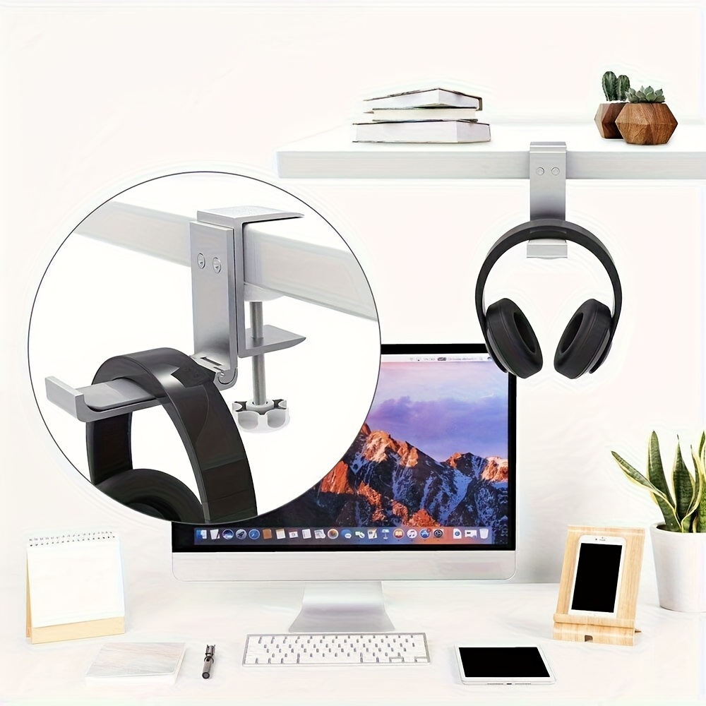 ที่แขวนหูฟังแบบพับได้ทำจากอะลู - Headphone Hook Under บทวิจารณ์และราคา