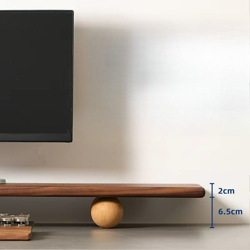 แท่นวางจอคอมพิวเตอร์ไม้แท้ ขาต - Desk Setup Monitor And Laptop บทวิจารณ์และราคา