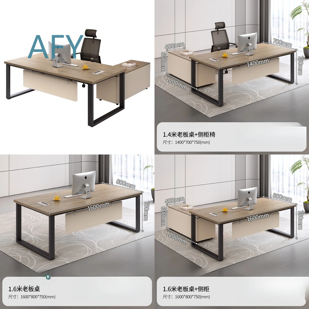 ชุดโต๊ะทำงานผู้บริหารสำหรับสถา - Desk Setup L Shaped บทวิจารณ์และราคา