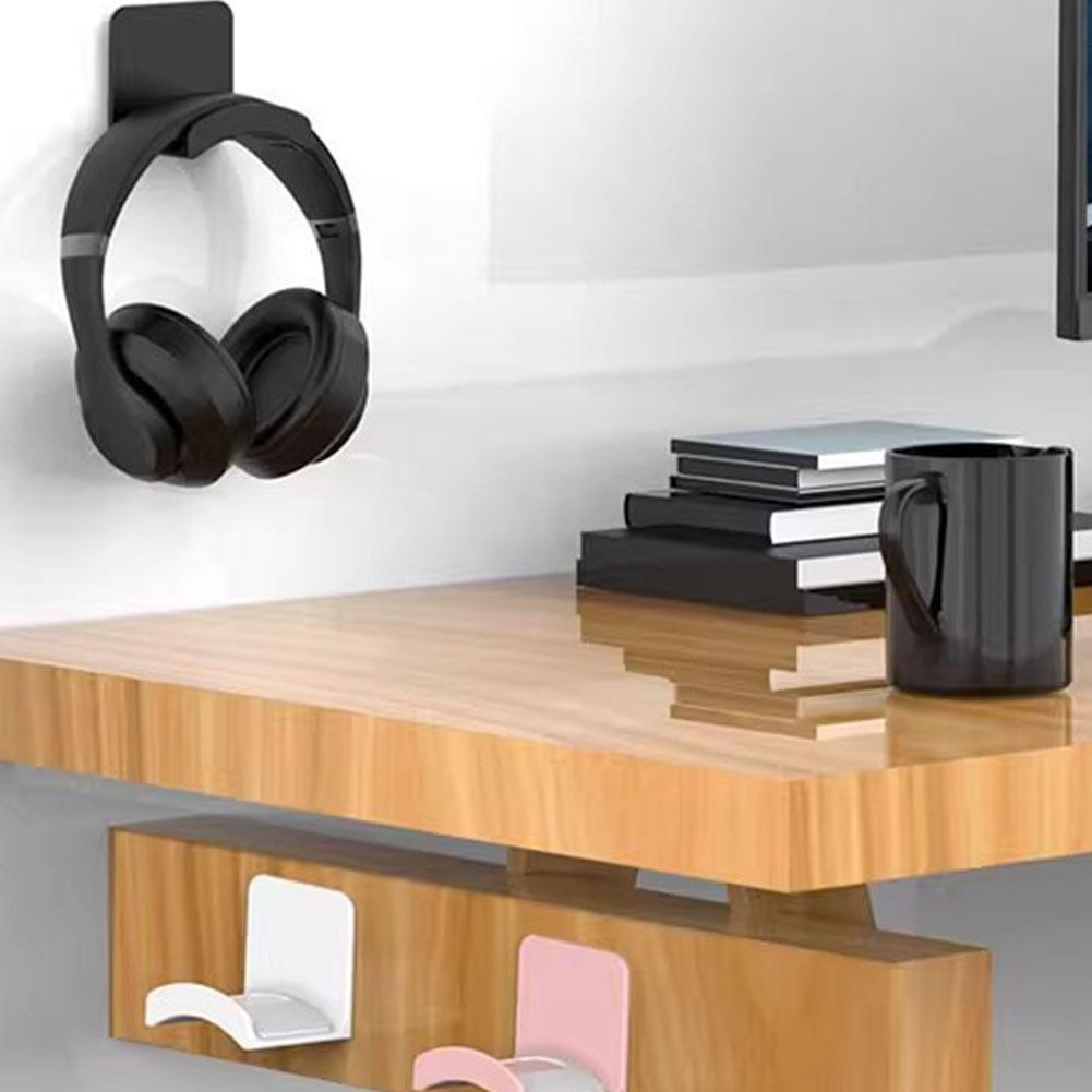 2 ชิ้น ที่วางหูฟังแบบติดผนังพล - Headphone Hook Under บทวิจารณ์และราคา
