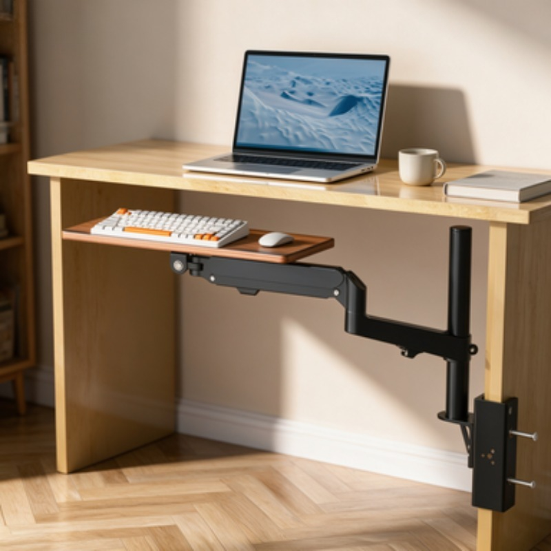 ประหยัดพื้นที่ใต้โต๊ะ ถาดวางคี - Desk Setup Living Room บทวิจารณ์และราคา