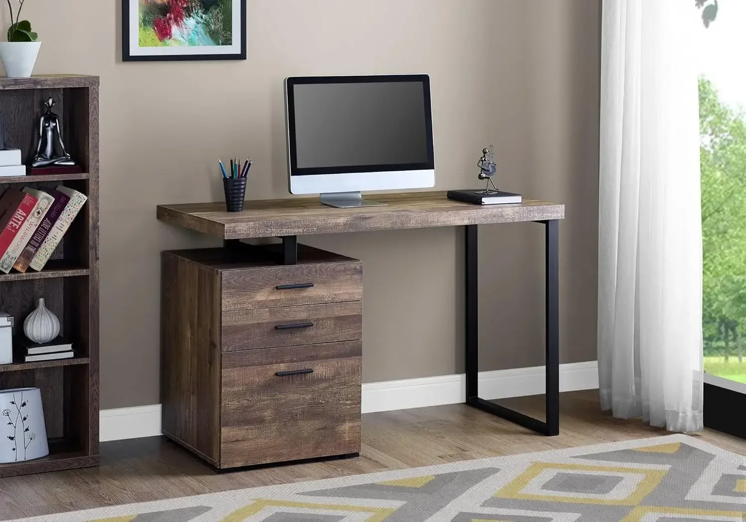 โต๊ะคอมพิวเตอร์พร้อมตู้เก็บเอก - Desk Setup L Shaped บทวิจารณ์และราคา
