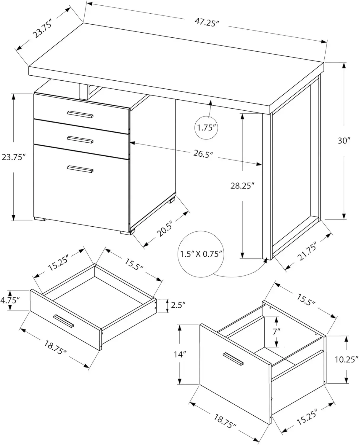 โต๊ะคอมพิวเตอร์พร้อมตู้เก็บเอก - Desk Setup L Shaped บทวิจารณ์และราคา