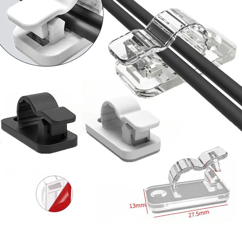 คลิปจัดระเบียบสายเคเบิล 10/50  - Desk Setup Cable Management บทวิจารณ์และราคา