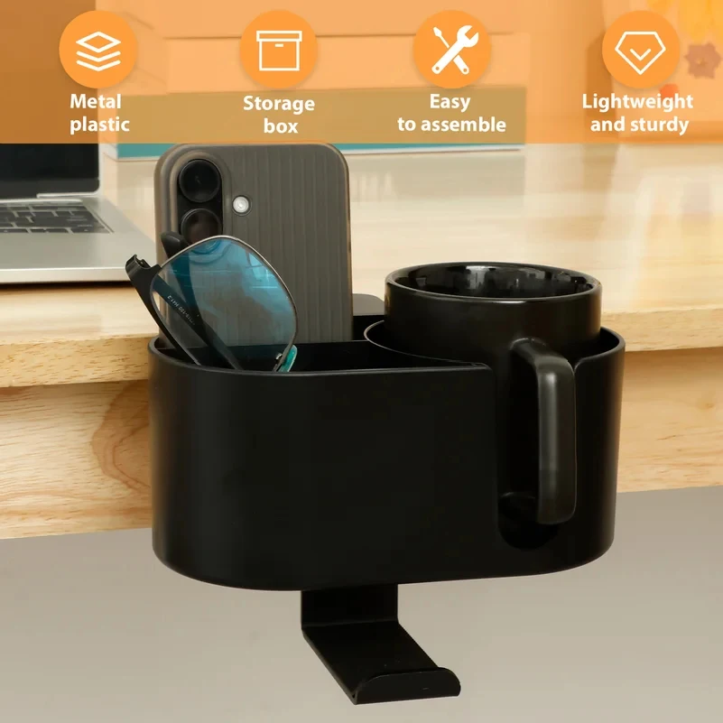ที่วางแก้วน้ำ 4 in 1 พร้อมที่แ - Headphone Hook Under บทวิจารณ์และราคา