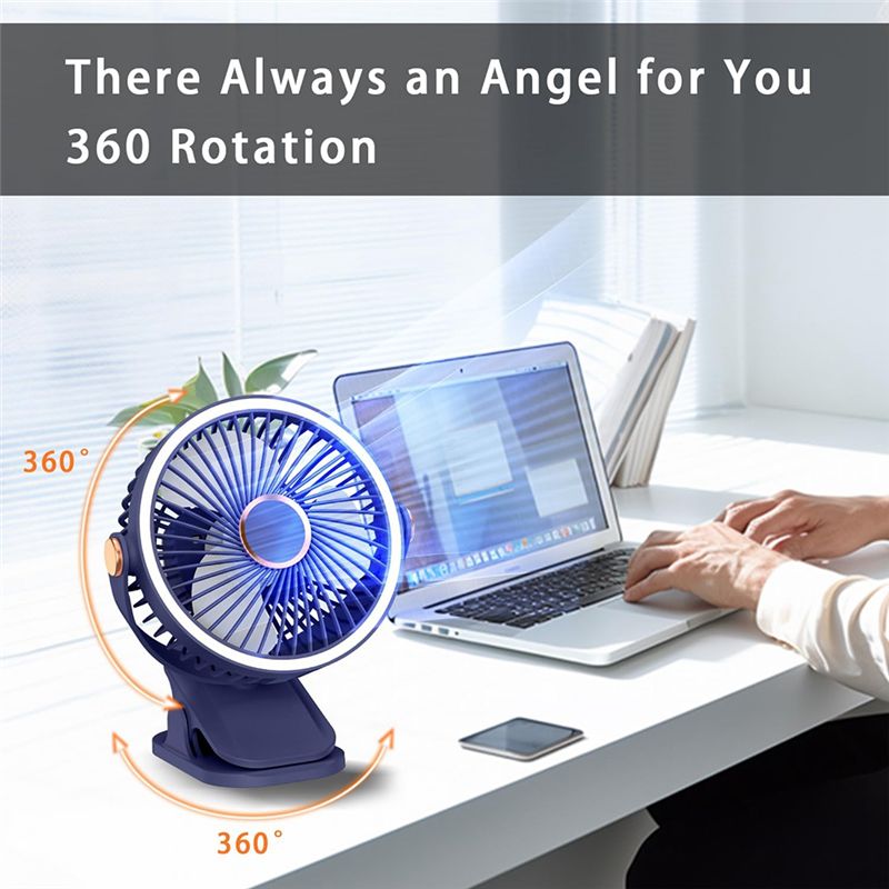ABIY พัดลมแบบติดผนังแนวตั้งแบบ - Fan Desk Small Usb บทวิจารณ์และราคา