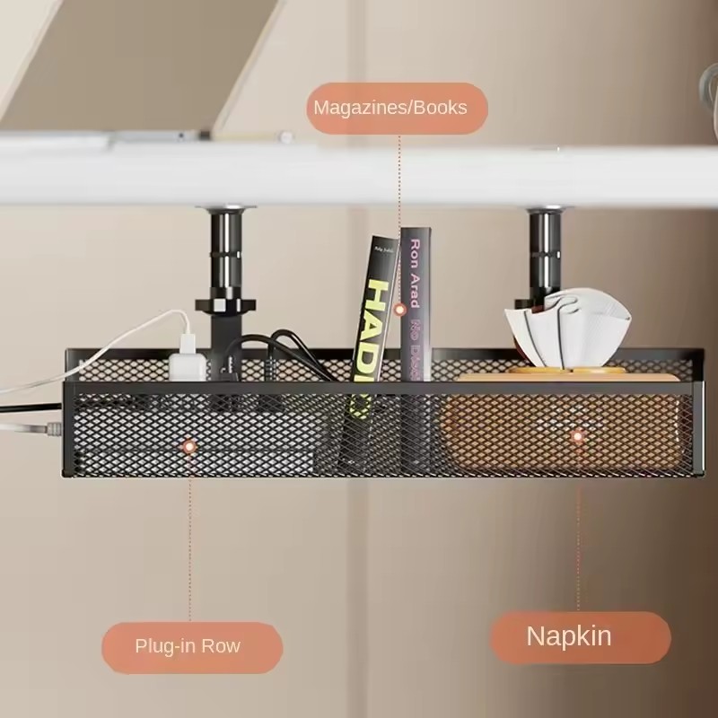 ที่เก็บสายไฟใต้โต๊ะแบบไม่ต้องเ - Desk Setup Living Room บทวิจารณ์และราคา