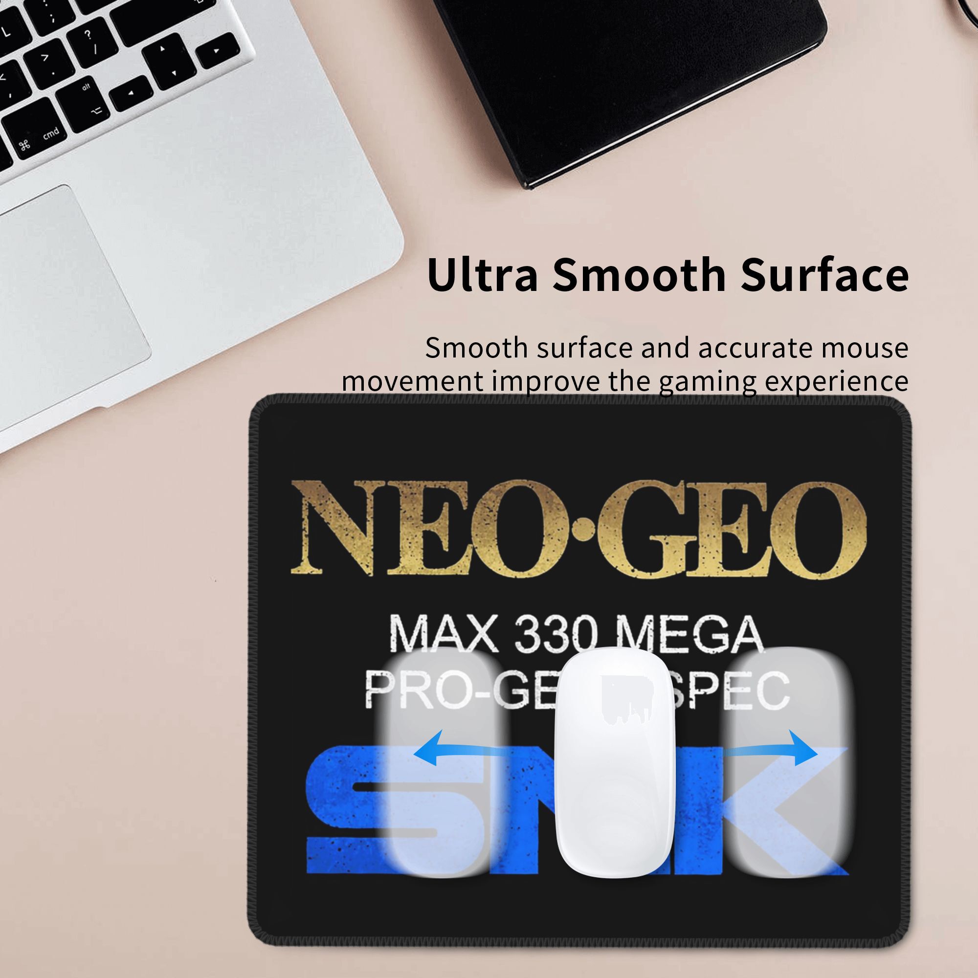 แผ่นรองเมาส์ดีไซน์เรโทรสีทอง N - Desk Setup Gear บทวิจารณ์และราคา