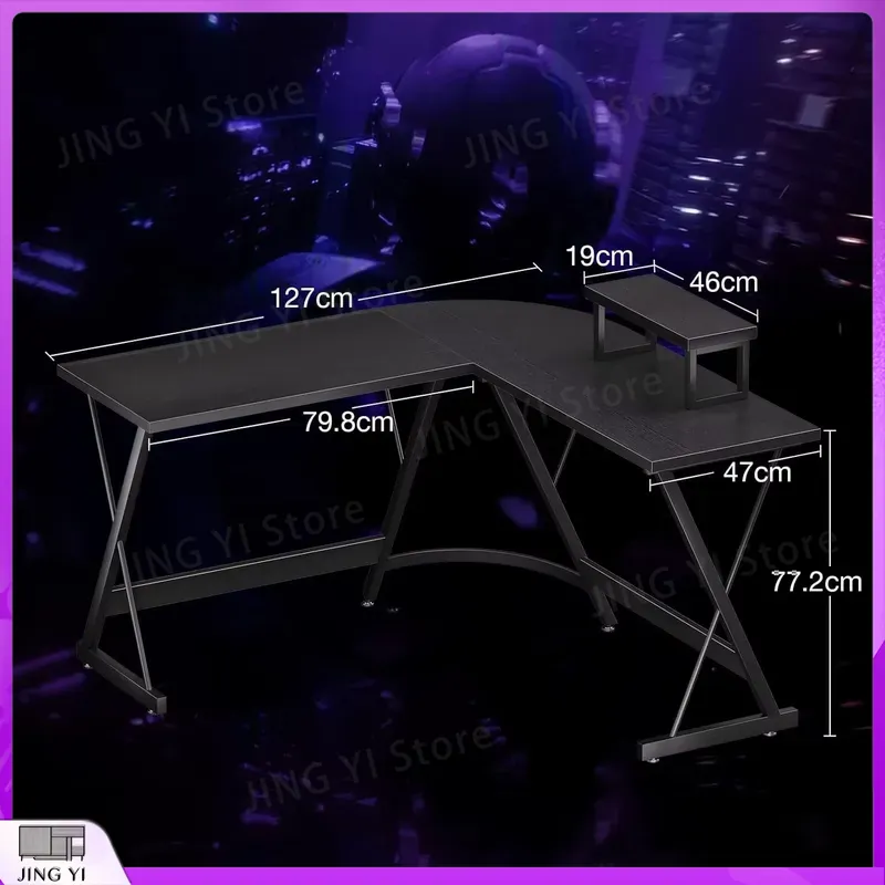 โต๊ะเล่นเกมรูปตัว L พร้อมขาตั้ - Desk Setup L Shaped บทวิจารณ์และราคา