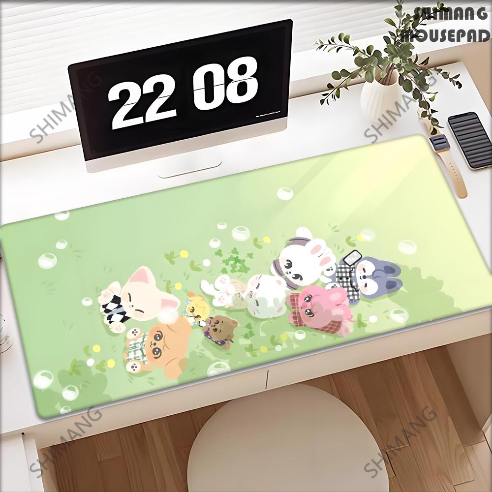 แผ่นรองเมาส์สำหรับเล่นเกมขนาดใ - Desk Setup Kpop บทวิจารณ์และราคา
