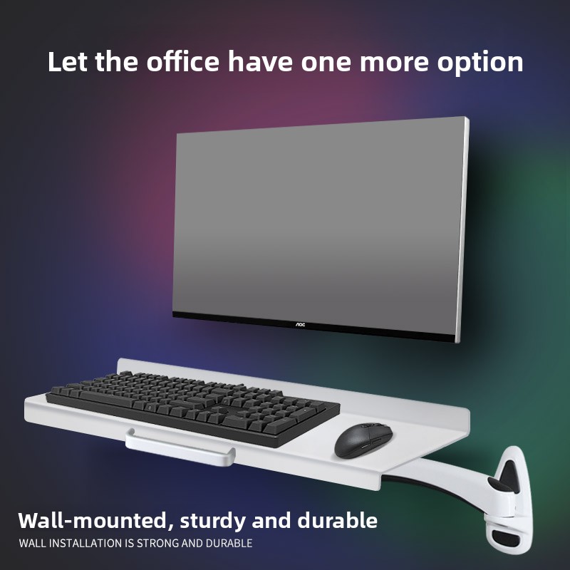 ถาดวางคีย์บอร์ดติดผนังสำหรับงา - Desk Setup Living Room บทวิจารณ์และราคา