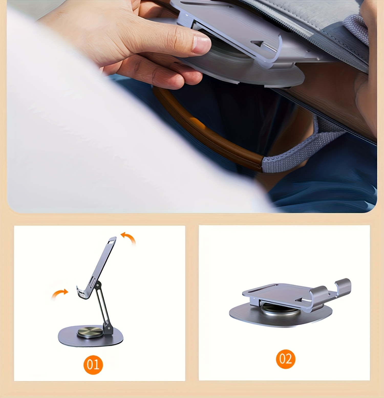 ขาตั้งโทรศัพท์แบบพับได้ ทำจากโ - Desk Setup Gear บทวิจารณ์และราคา