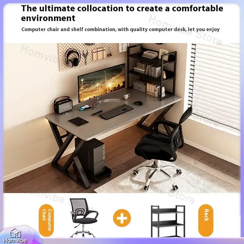 โต๊ะคอมพิวเตอร์ไม้สไตล์โมเดิร์ - Desk Setup L Shaped บทวิจารณ์และราคา
