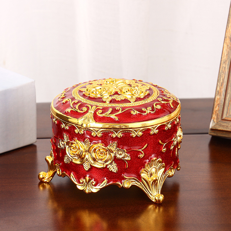 กล่องเก็บของโลหะเคลือบบนโต๊ะสำ - Desk Setup Vintage บทวิจารณ์และราคา