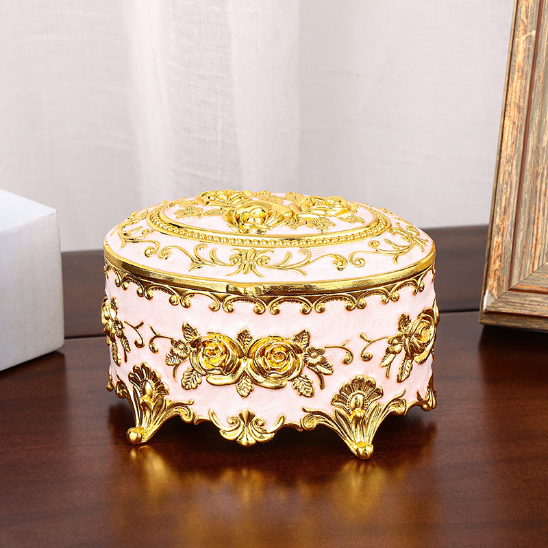 กล่องเก็บของโลหะเคลือบบนโต๊ะสำ - Desk Setup Vintage บทวิจารณ์และราคา
