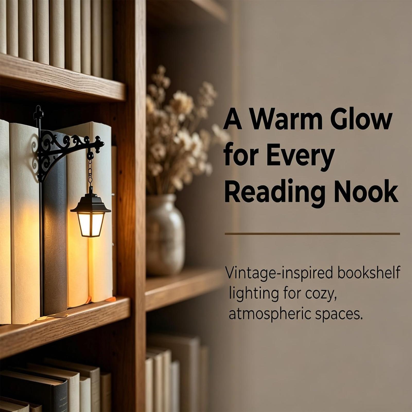 โคมไฟติดชั้นวางหนังสือ LED สไต - Desk Setup Vintage บทวิจารณ์และราคา