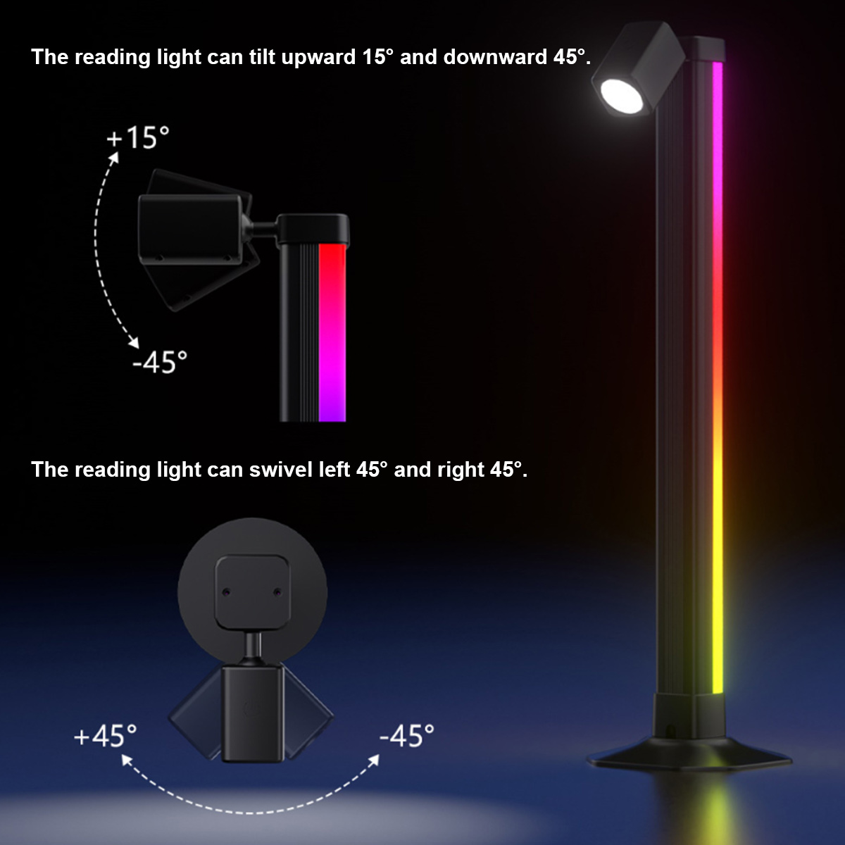 ไฟ LED RGB อัจฉริยะ ควบคุมผ่าน - Desk Setup Background บทวิจารณ์และราคา