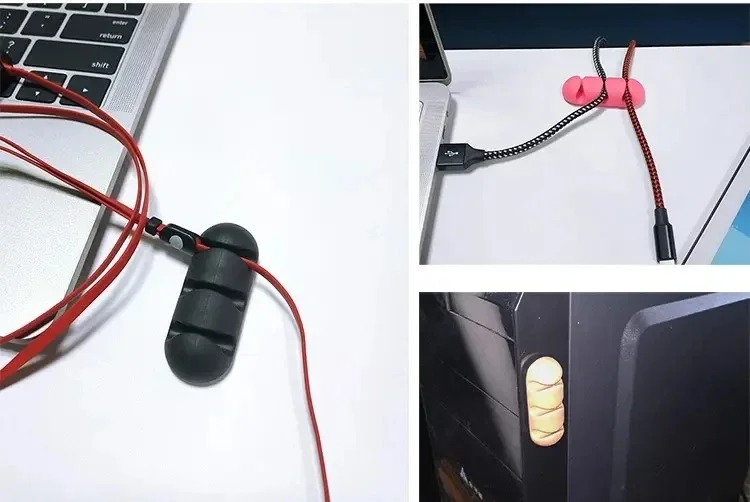 ที่เก็บสายซิลิโคน DIY สำหรับจั - Desk Setup Cable Management บทวิจารณ์และราคา